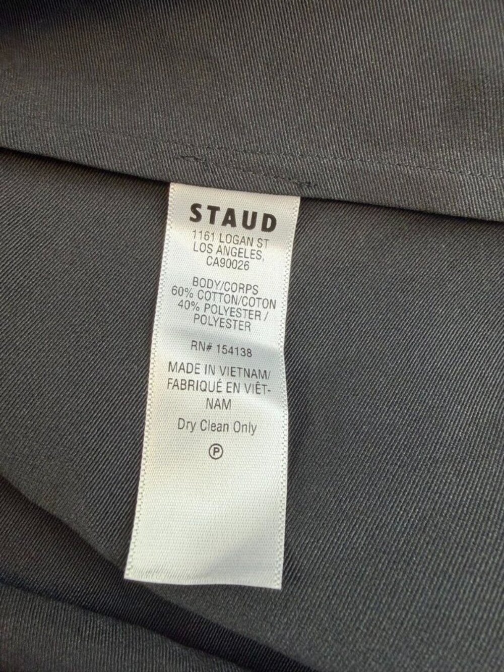 NWT STAUD Ellie Fit & Flare Cap-Sleeve Minidress Size Small - Picture 8 of 11